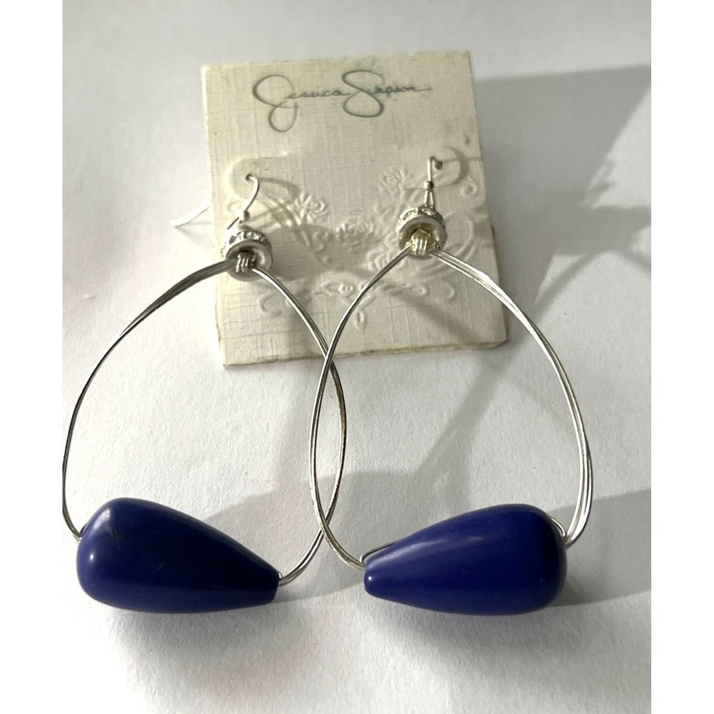 Jessica Simpson Stone Bead Earrings